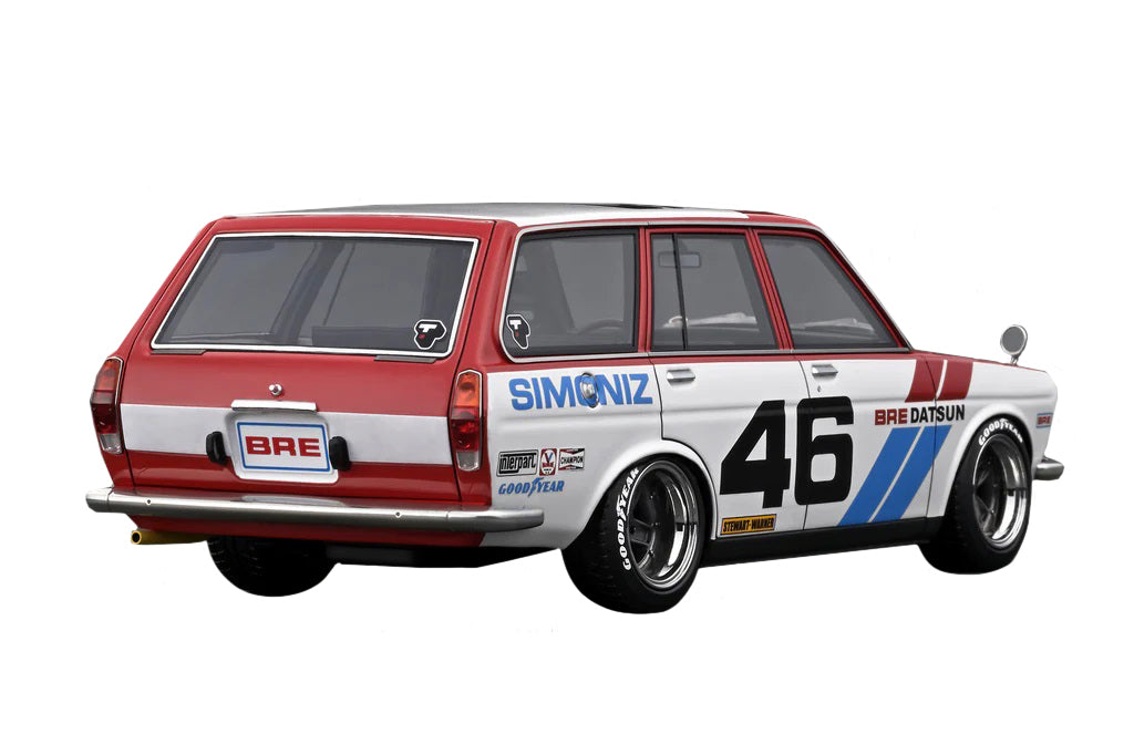 1:18 Datsun Bluebird (510) Wagon - Red/White