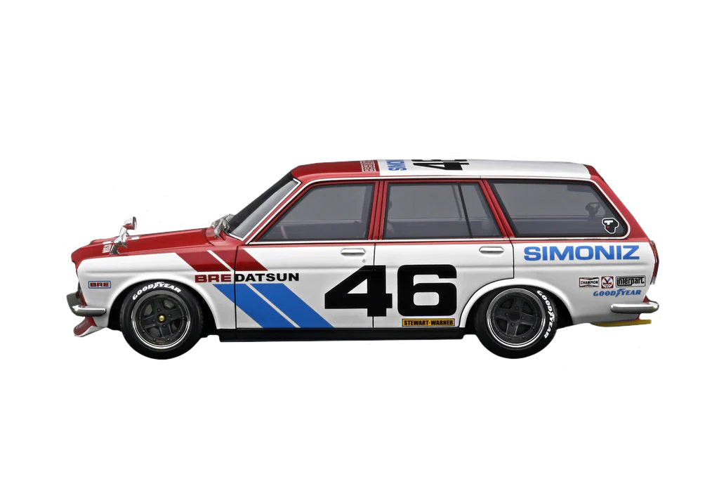 1:18 Datsun Bluebird (510) Wagon - Red/White
