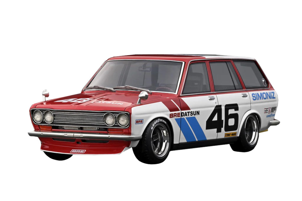 1:18 Datsun Bluebird (510) Wagon - Red/White