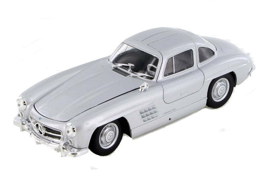 W24064-S - 1:24 Silver Mercedes Benz 300 SL