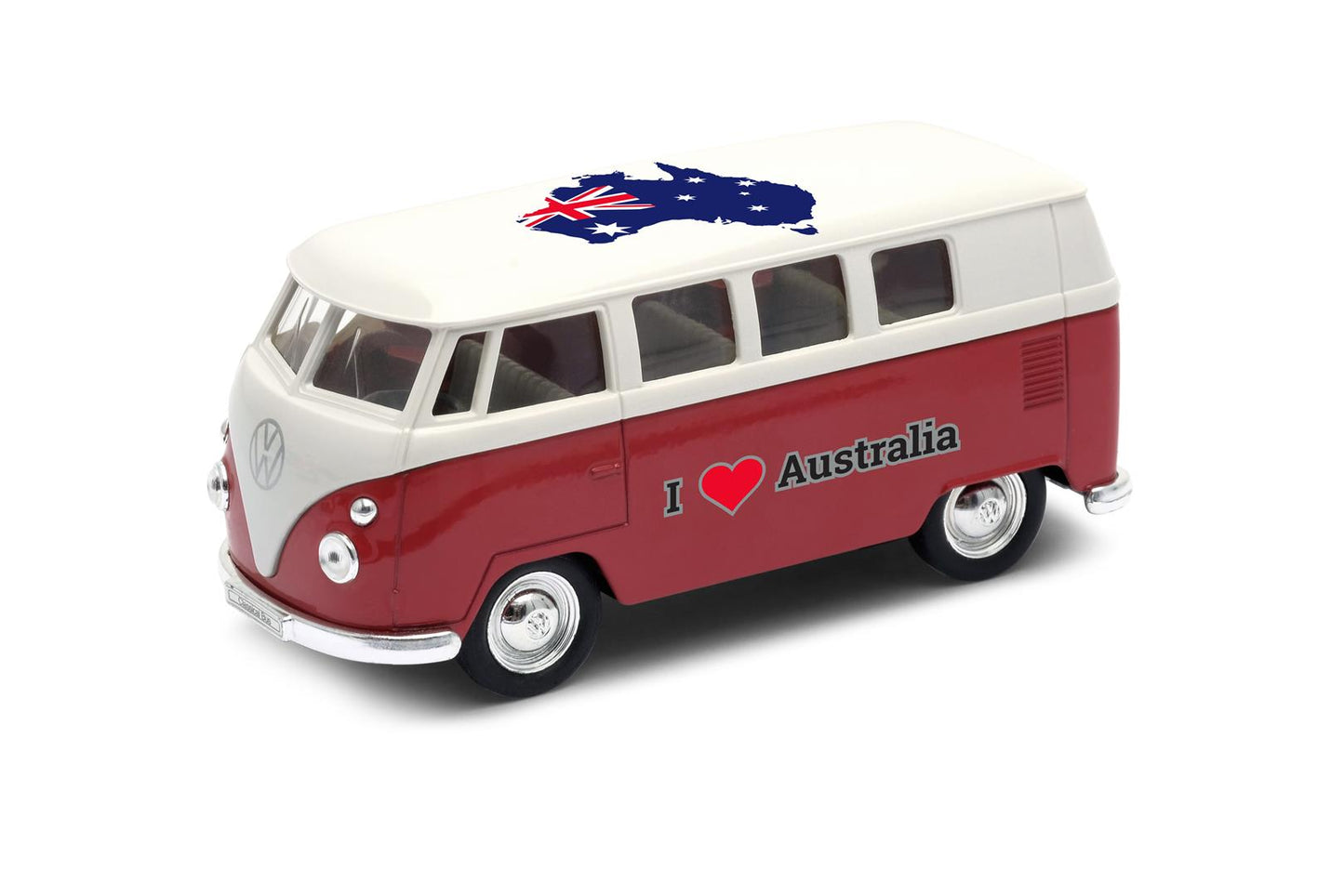 W49764-R - 4.75" VW T1 Bus I Love Australia Pullback
